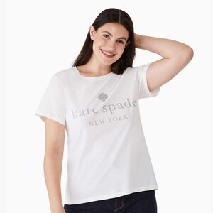 Kate Spade Logo Glitter Shirt